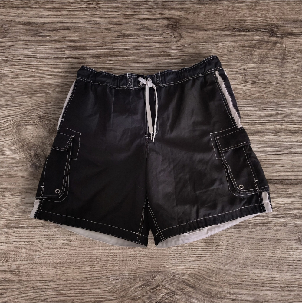 Mossimo Supply Co. Black Cargo Shorts for Men Sz XL